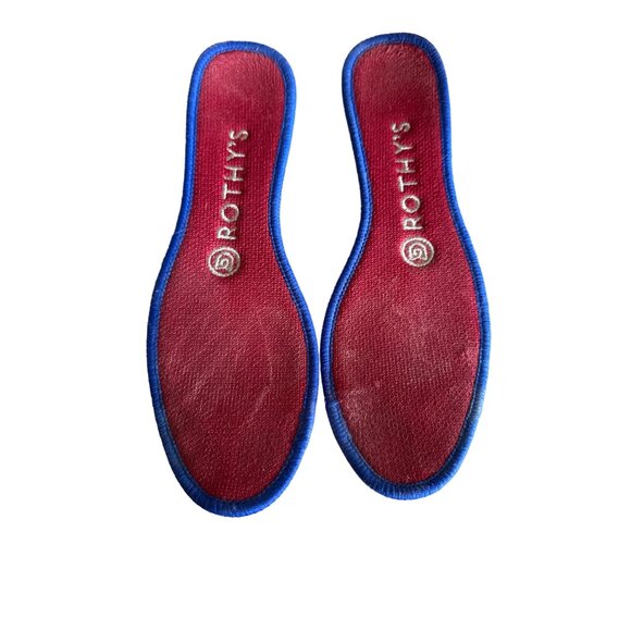 Rothys Womens Round Toe Flats 6.5 Solid Red Recycled Materials - Picture 4 of 6
